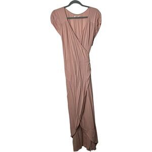 Reformation Chamomile Wrap Maxi Dress Plus Size 2X Bridesmaid Cap Sleeve